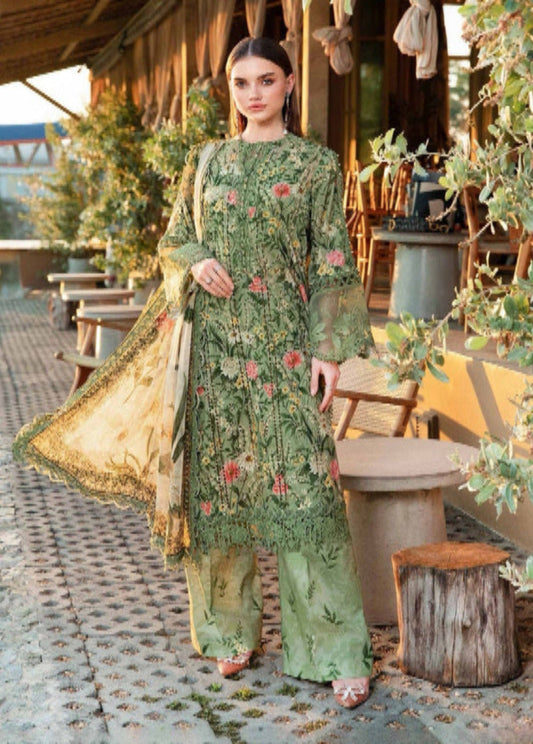 Maria b MOST DEMANDING EDITION 03PCS UNSTITCHED SUIT